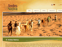 Tablet Screenshot of andesnativa.com